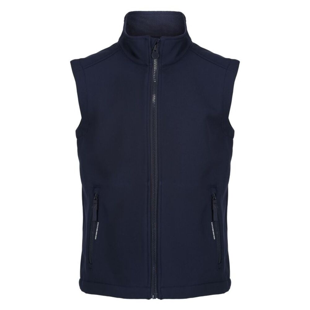 Regatta Childrens/Kids Ablaze Softshell Body Warmer / Navy/Navy